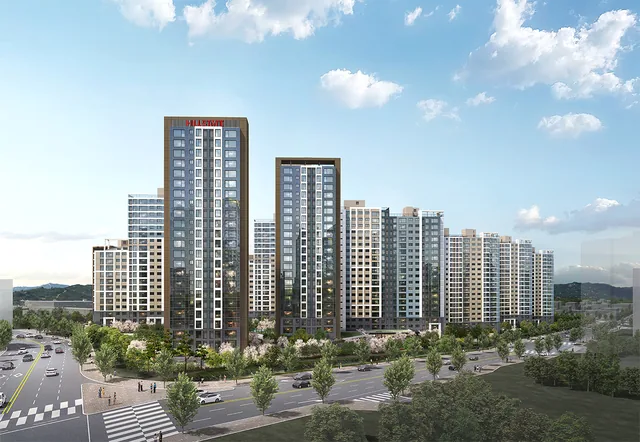 힐스테이트 죽림더프라우드 A2BL(공공분양주택) 조감도