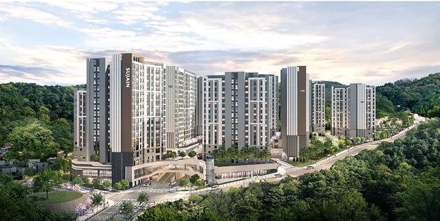 대전 문화공원 수자인 조감도