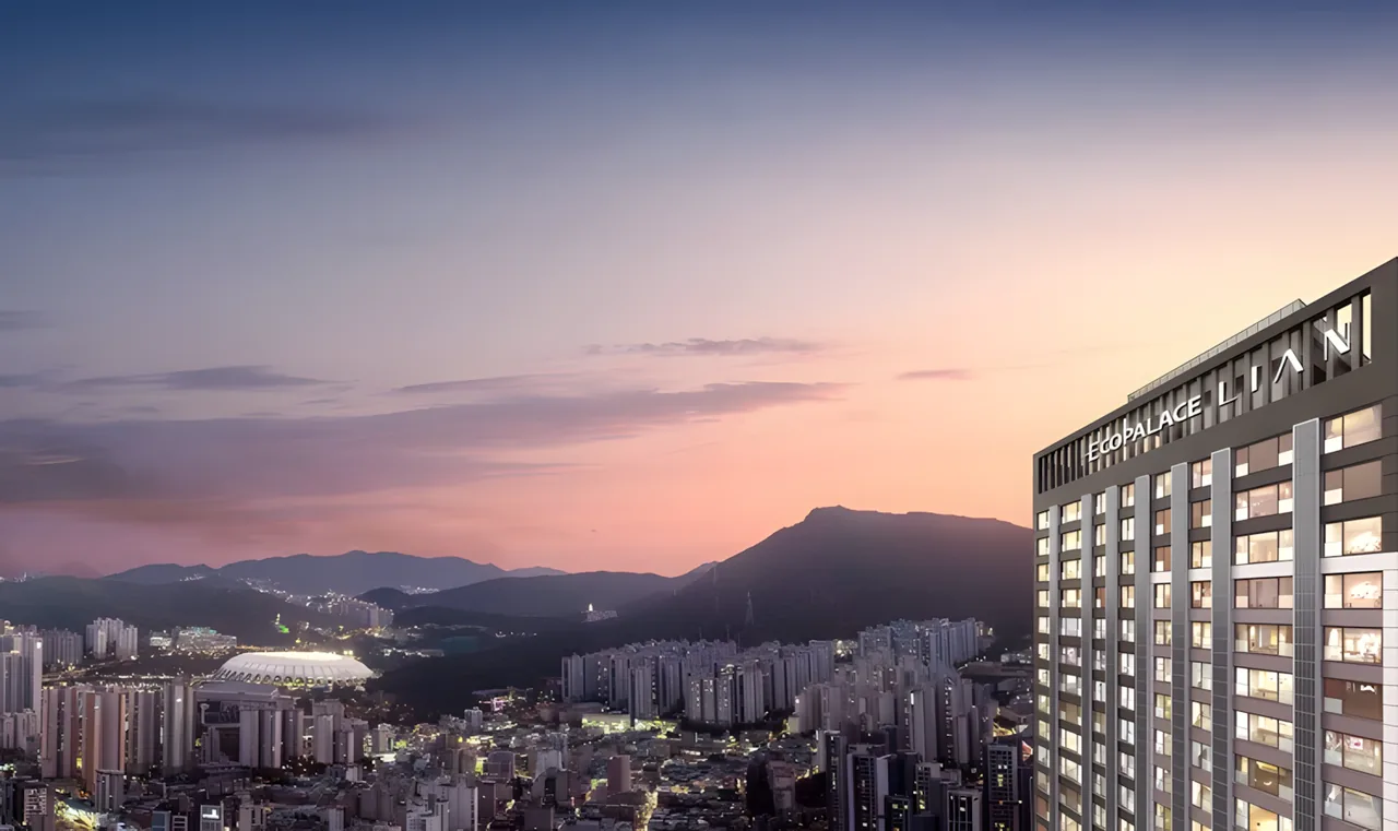 동래 에코팰리스 아시아드 리안 조감도
