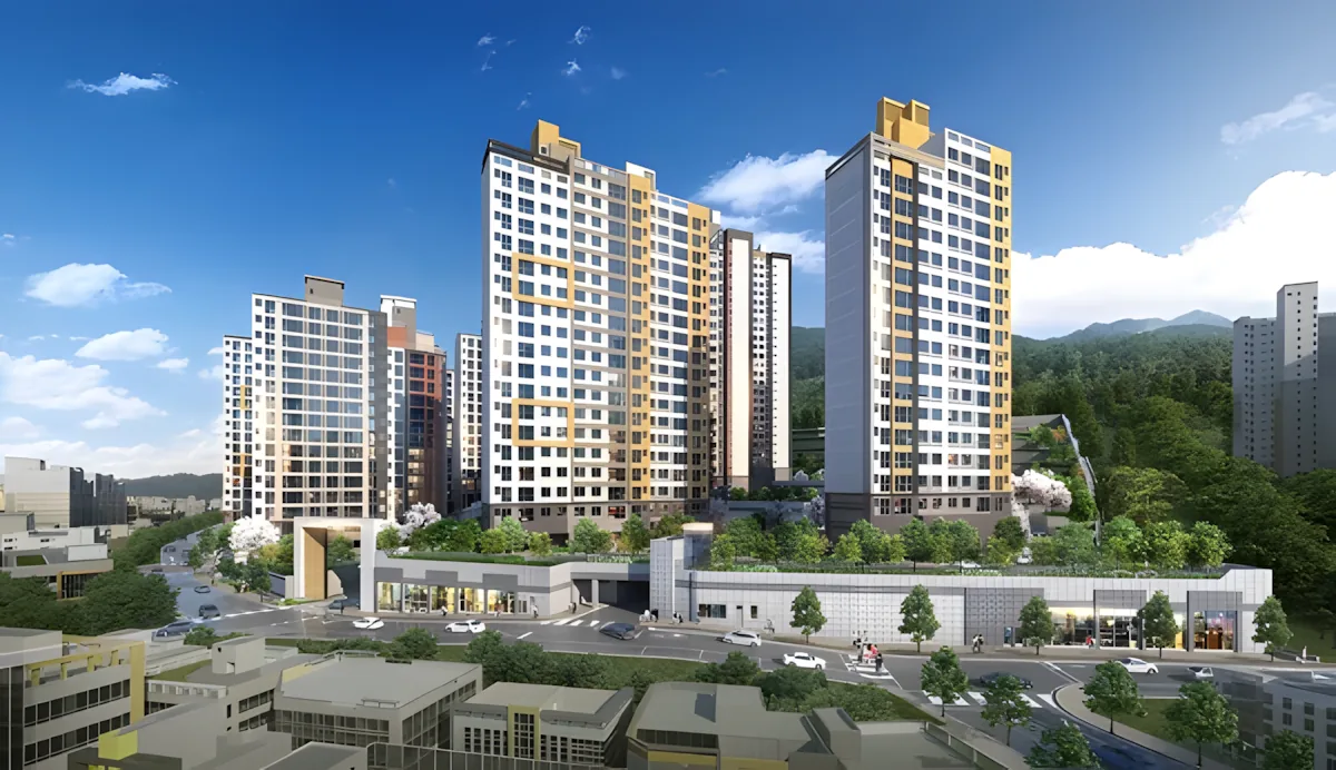 무등산 더힐(조합원 취소분) 조감도