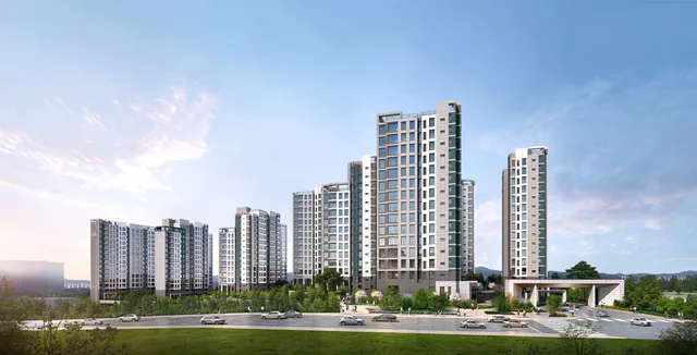 제주 중부공원 제일풍경채 센트럴파크(3차) 조감도