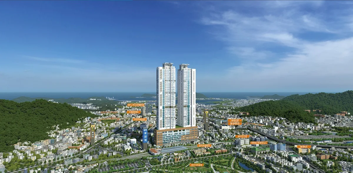 서면 지원 더뷰 드림오피스텔 조감도