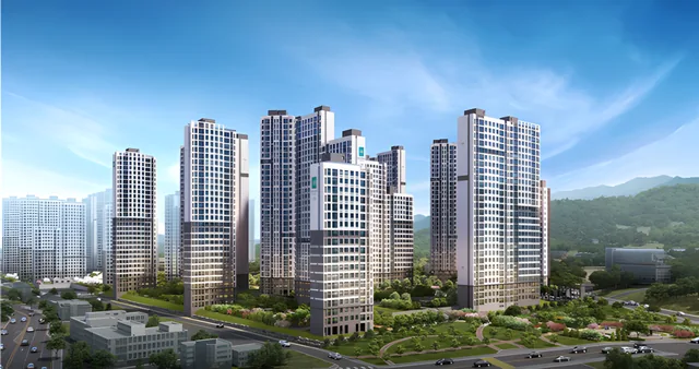 오남역 서희스타힐스 여의재 1단지 조감도
