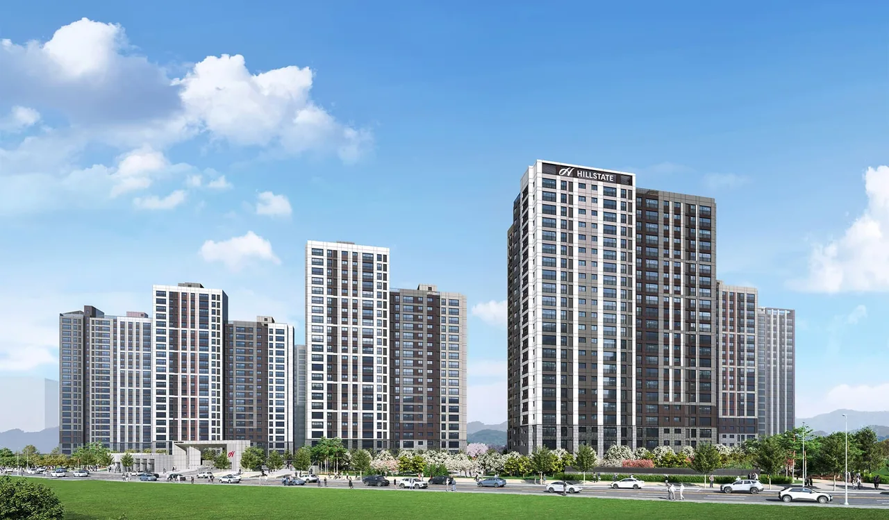 힐스테이트 고덕엘리스트 A65BL 공공분양주택 조감도