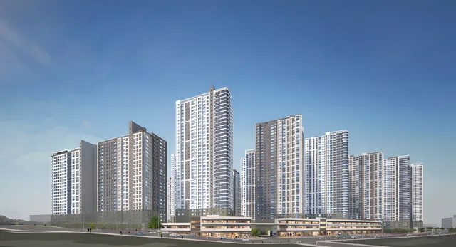 철산자이 더 헤리티지 조감도