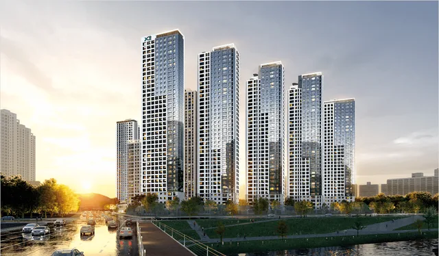 철산자이 브리에르 조감도