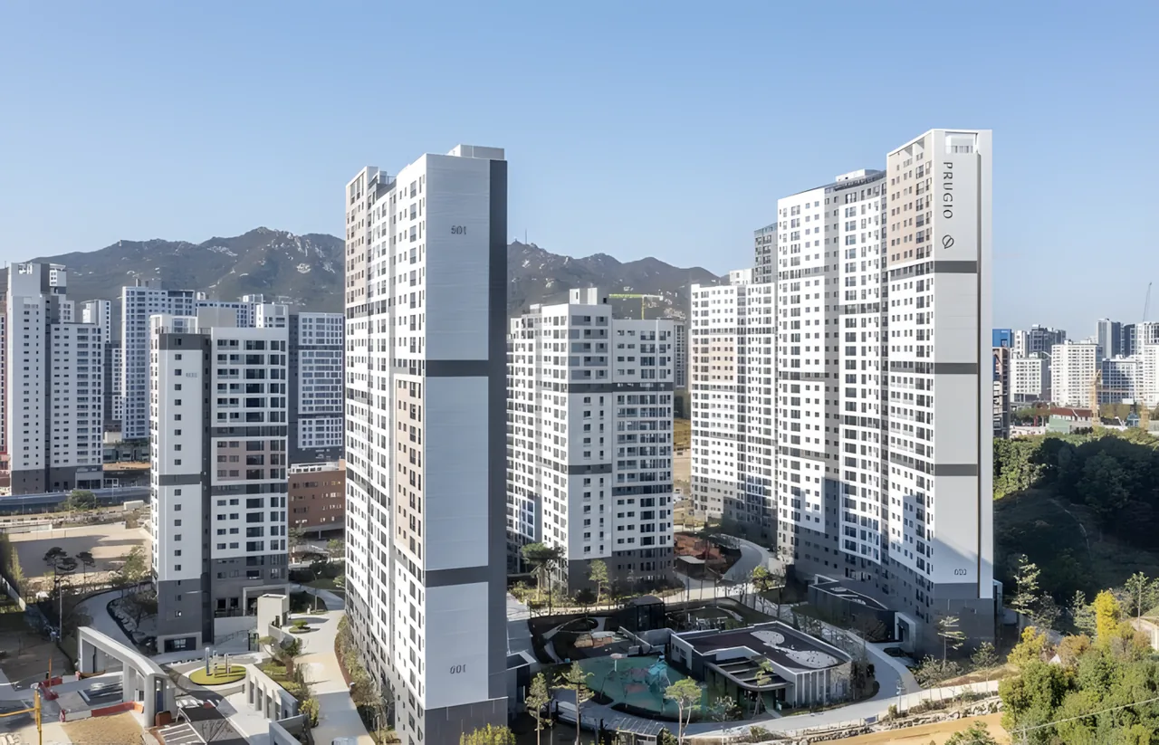 과천 푸르지오 벨라르테 조감도