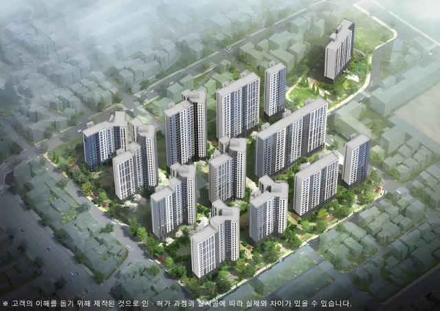 두산위브앤수자인 부평 더퍼스트(2차) 조감도